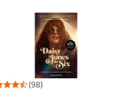 Okładka książki "Daisy Jones & The Six" z wizerunkiem kobiety w okularach przeciwsłonecznych.