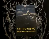 Okładka książki "Schronisko które przestało istnieć" Sławka Gortycha. Górska sceneria, mroczny klimat.