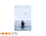 Okładka powieści "Ocean Sea" Alessandro Baricco. Sylwetka wchodzi do morza.