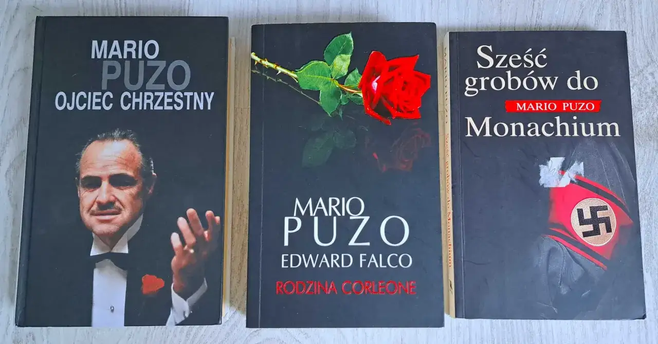 Trzy książki Mario Puzo: 
